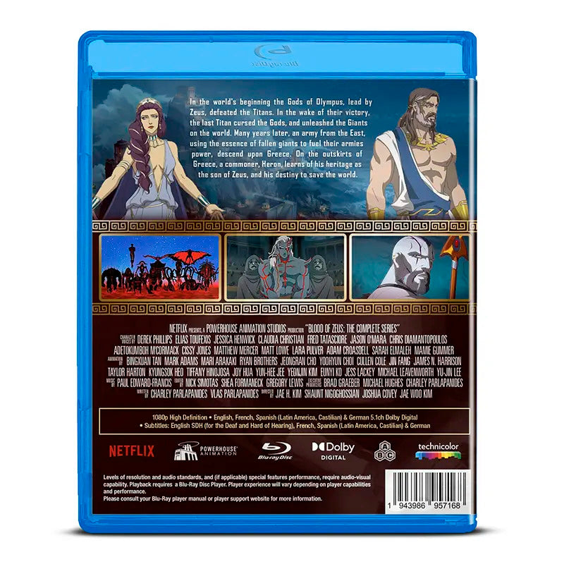 Blood Of Zeus The Complete Series Blu-Ray Set