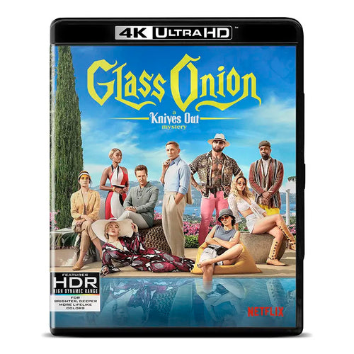Glass Onion A Knives Out Mystery  4k Blu-ray