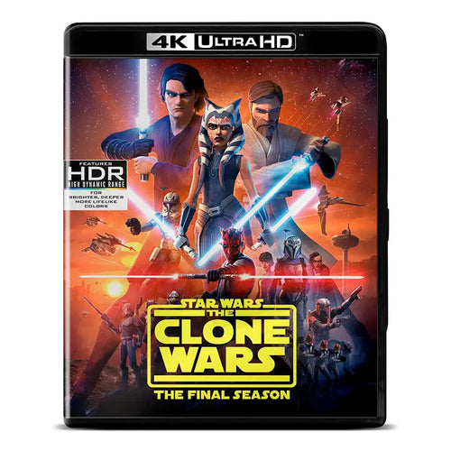 Star Wars The Clone Wars The Final Season  4k Blu-ray Set