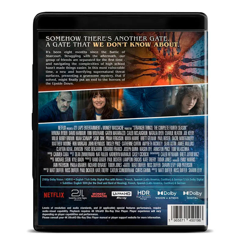 Stranger Things Season 4  4k Blu-ray Set