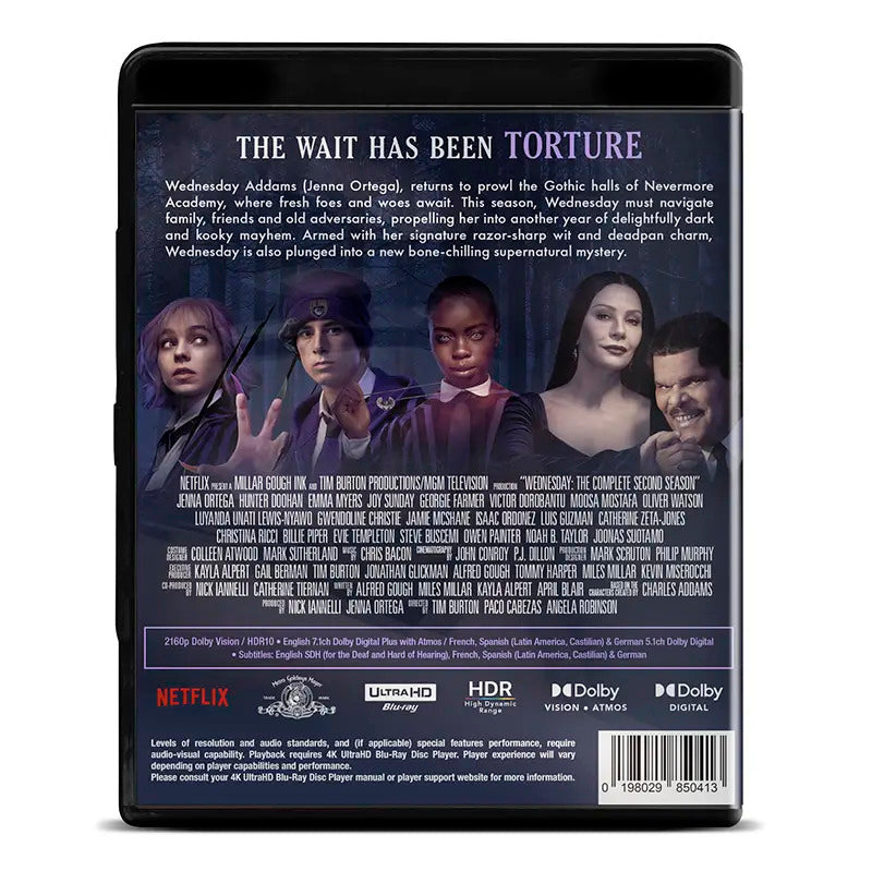 Wednesday Season 2 4K Blu-ray