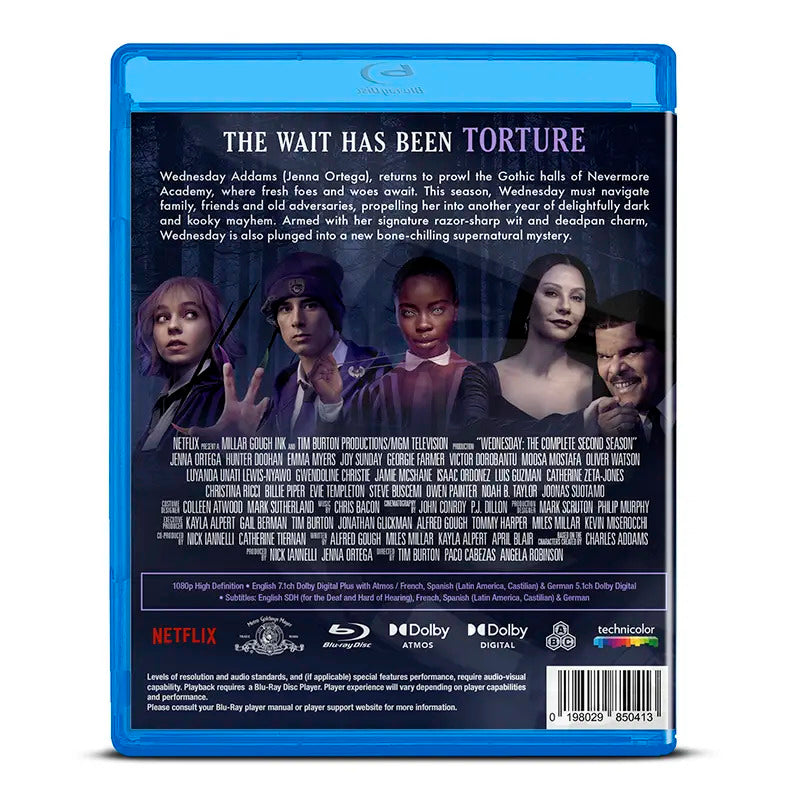 Wednesday Season 2  Blu-ray