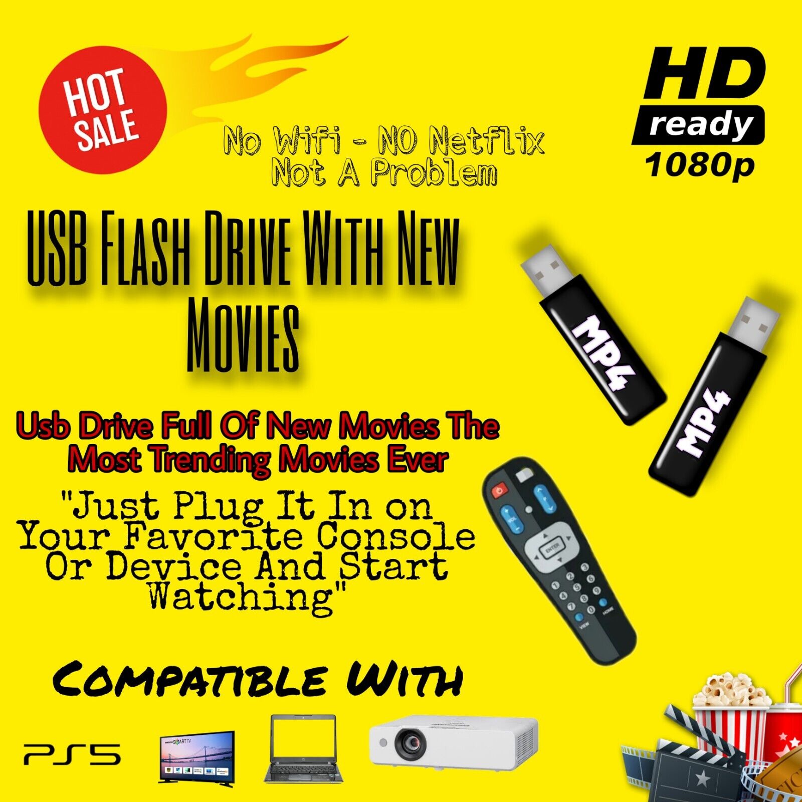 Flash Drive The Marvels Ultimate Movie Collection 61 Movies+Bonuses