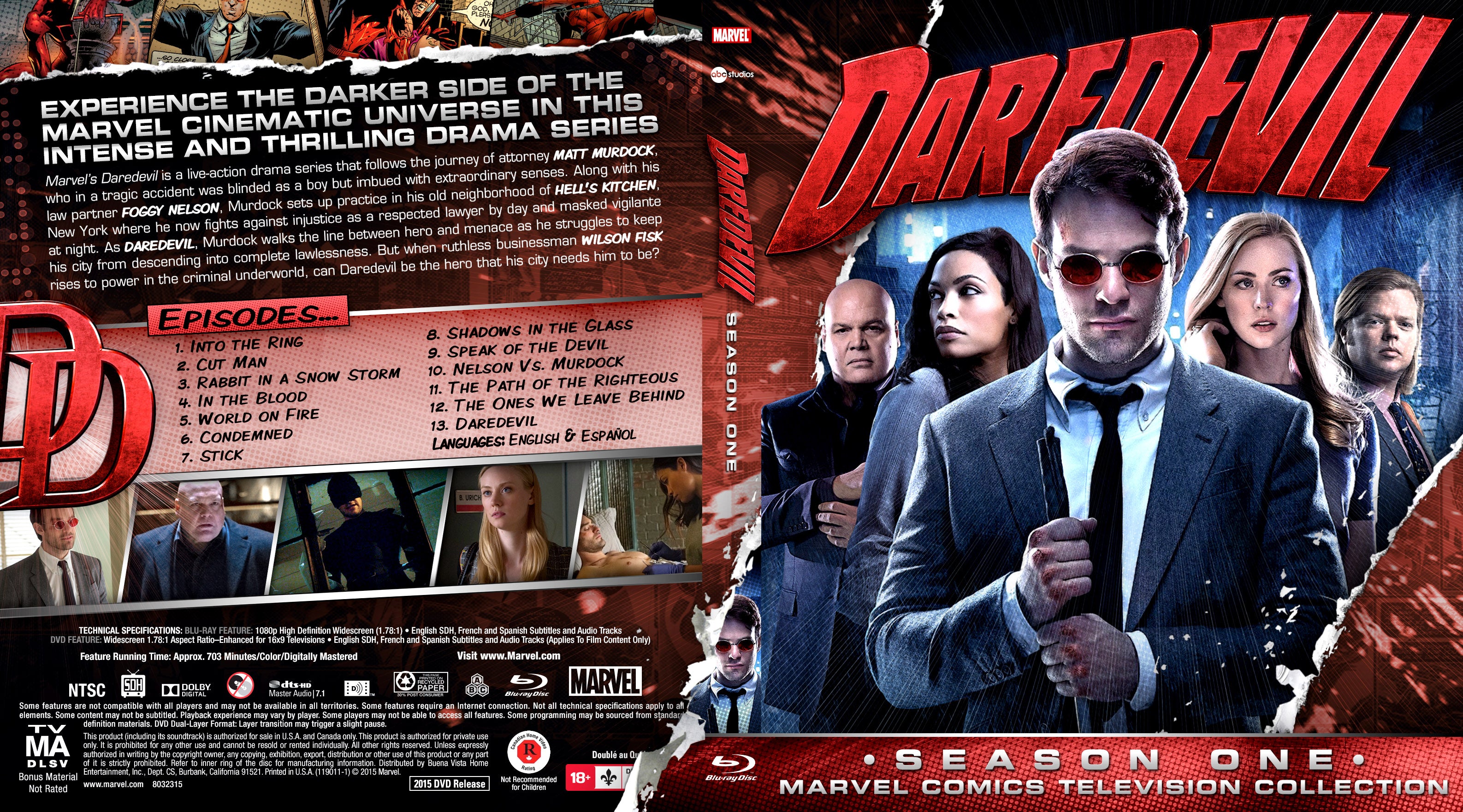 Flash Drive DareDevil Season's 1,2, and 3